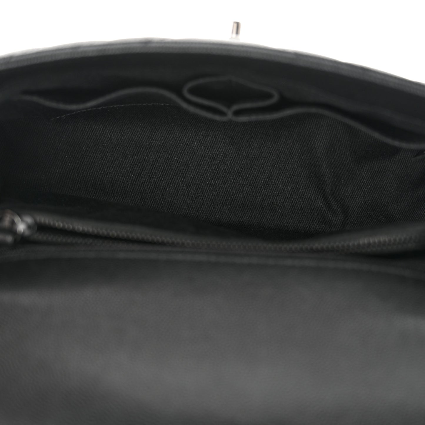 Caviar Chevron Quilted Small Coco Handle Flap So Black