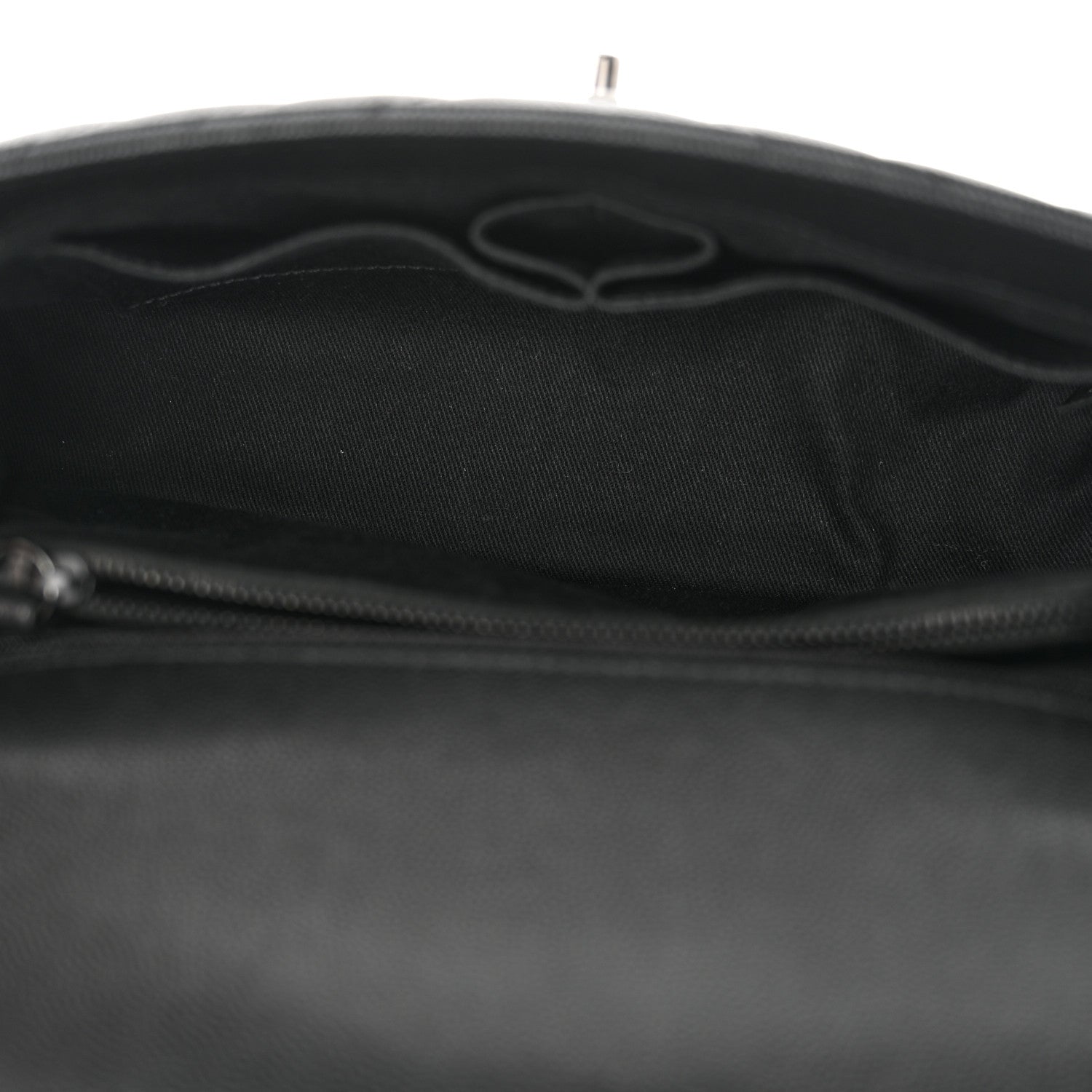 Chanel Caviar Chevron Quilted Small Coco Handle Flap So Black 5 of 9