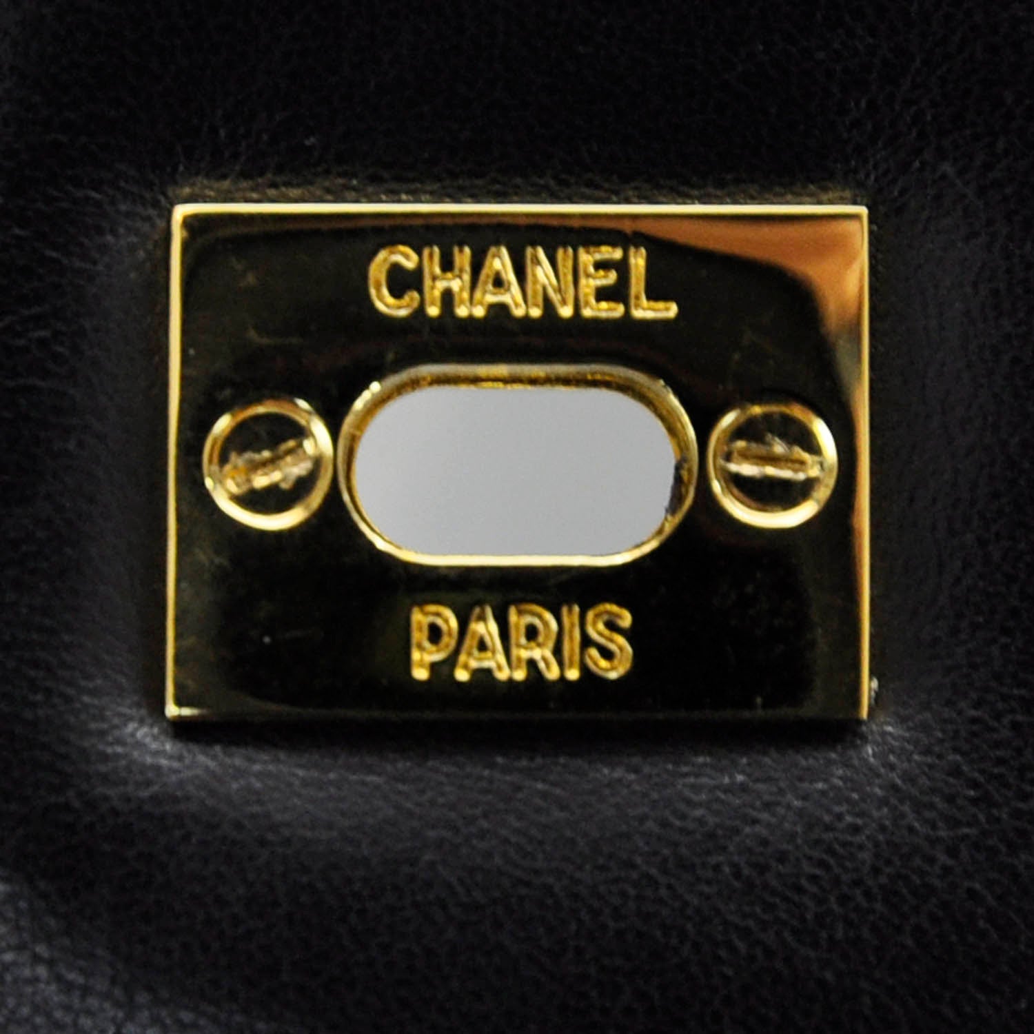 Chanel Lambskin Chevron Flap Bag Black 11 of 12