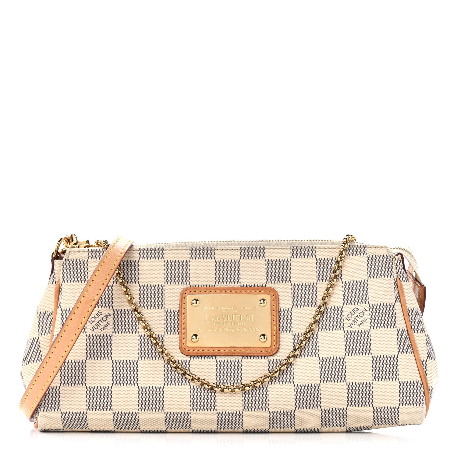 Louis Vuitton Damier Azur Eva Clutch 1 of 15