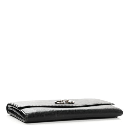 Salvatore Ferragamo Grained Calfskin Wallet Black 4 of 8