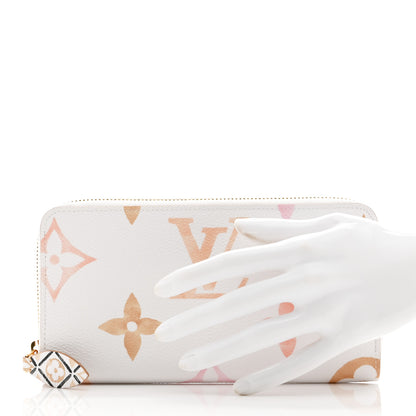 Louis Vuitton Monogram Giant By The Pool Zippy Wallet Resort Beige 2 of 6