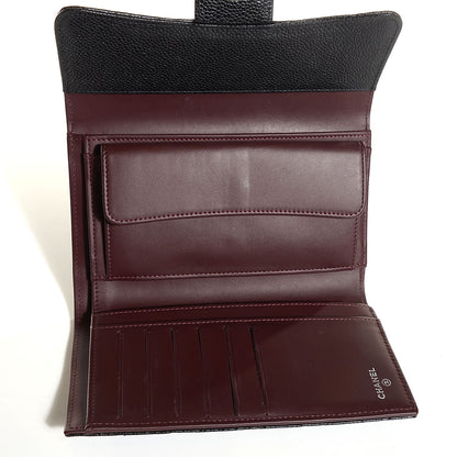 Chanel Caviar Quilted Large Flap Wallet Black 5 of 8