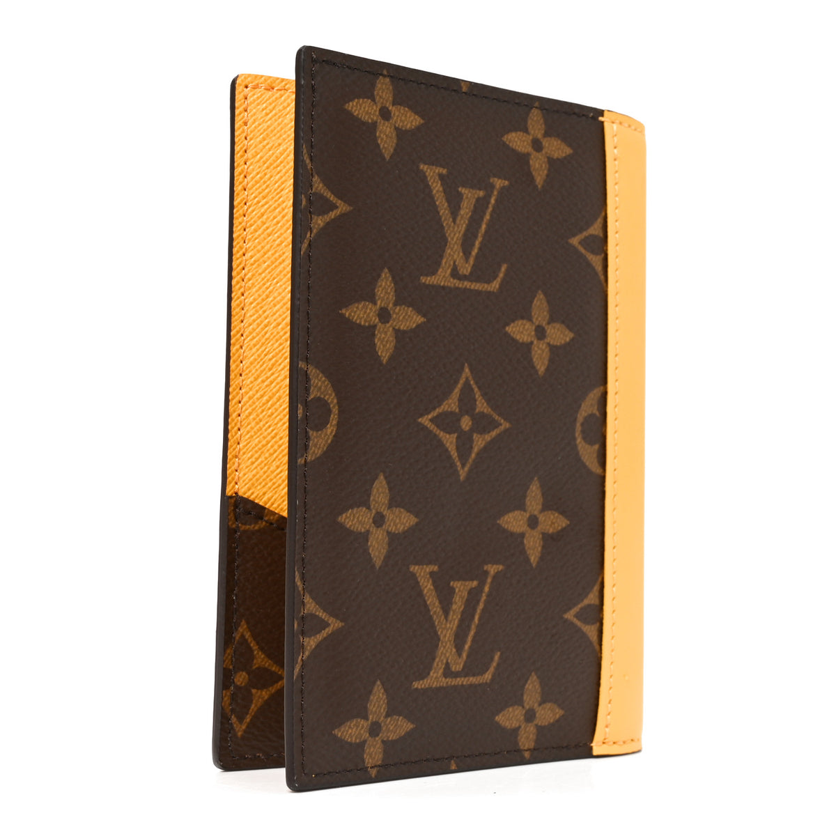 Monogram Macassar Passport Cover Jaune
