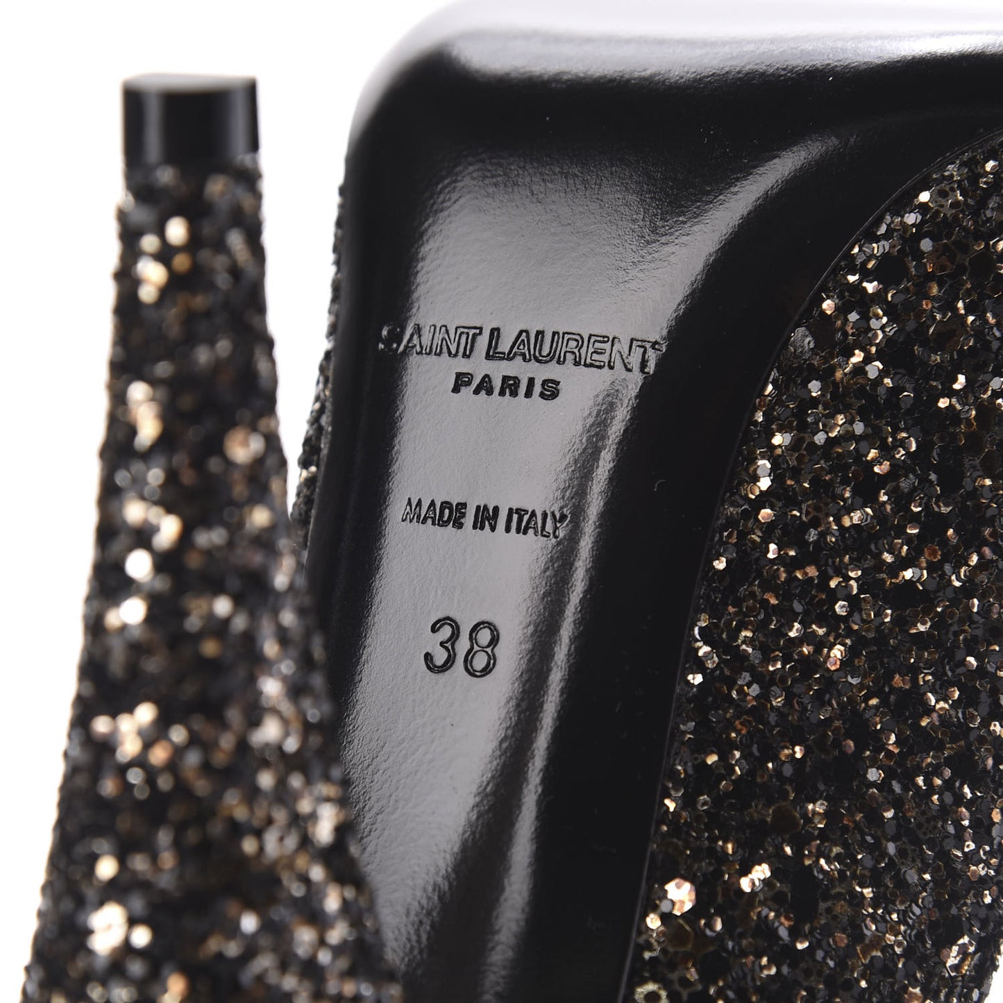 Glitter Era Pumps 38 Black Silver