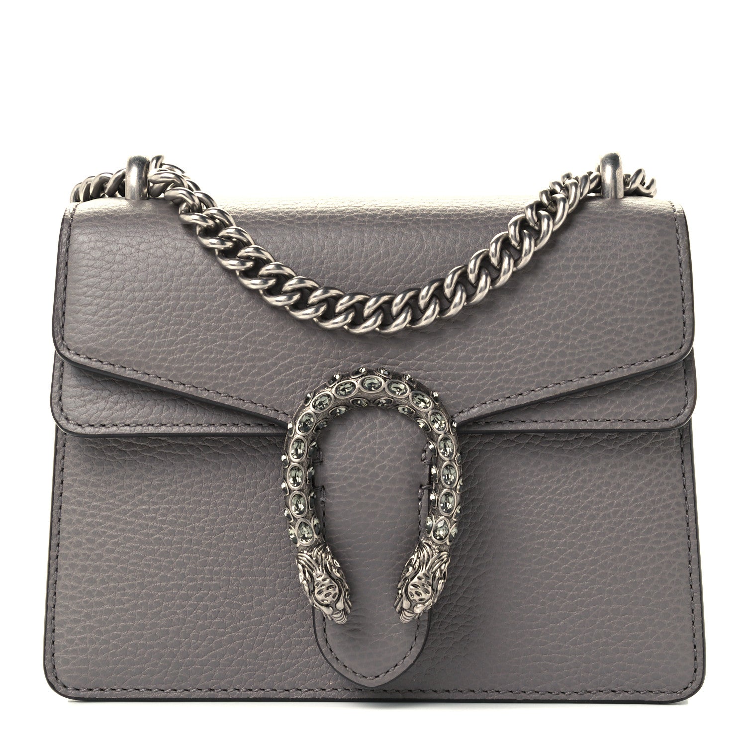 Gucci Calfskin Mini Dionysus Shoulder Bag Dusty Grey 1 of 12