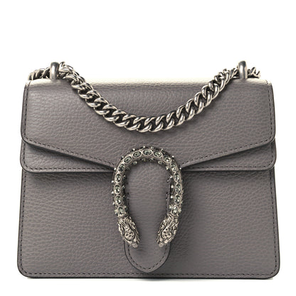 Gucci Calfskin Mini Dionysus Shoulder Bag Dusty Grey 1 of 12
