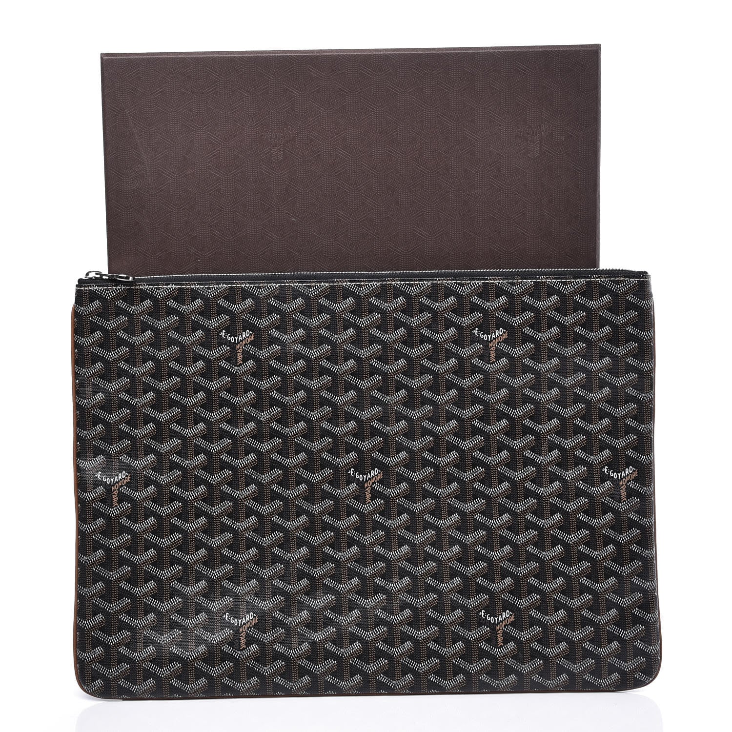 Goyard Goyardine Senat Pochette GM Black 9 of 9