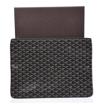 Goyard Goyardine Senat Pochette GM Black 9 of 9