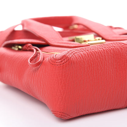 3.1 Phillip Lim 3.1 Textured Calfskin Mini Pashli Satchel Red 9 of 11