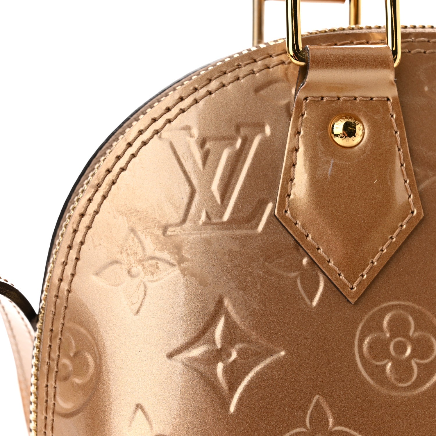 Louis Vuitton Vernis Alma BB Mordore 11 of 12