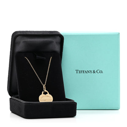 Tiffany 18K Yellow Gold Return to Tiffany Heart Tag Pendant Necklace 6 of 6