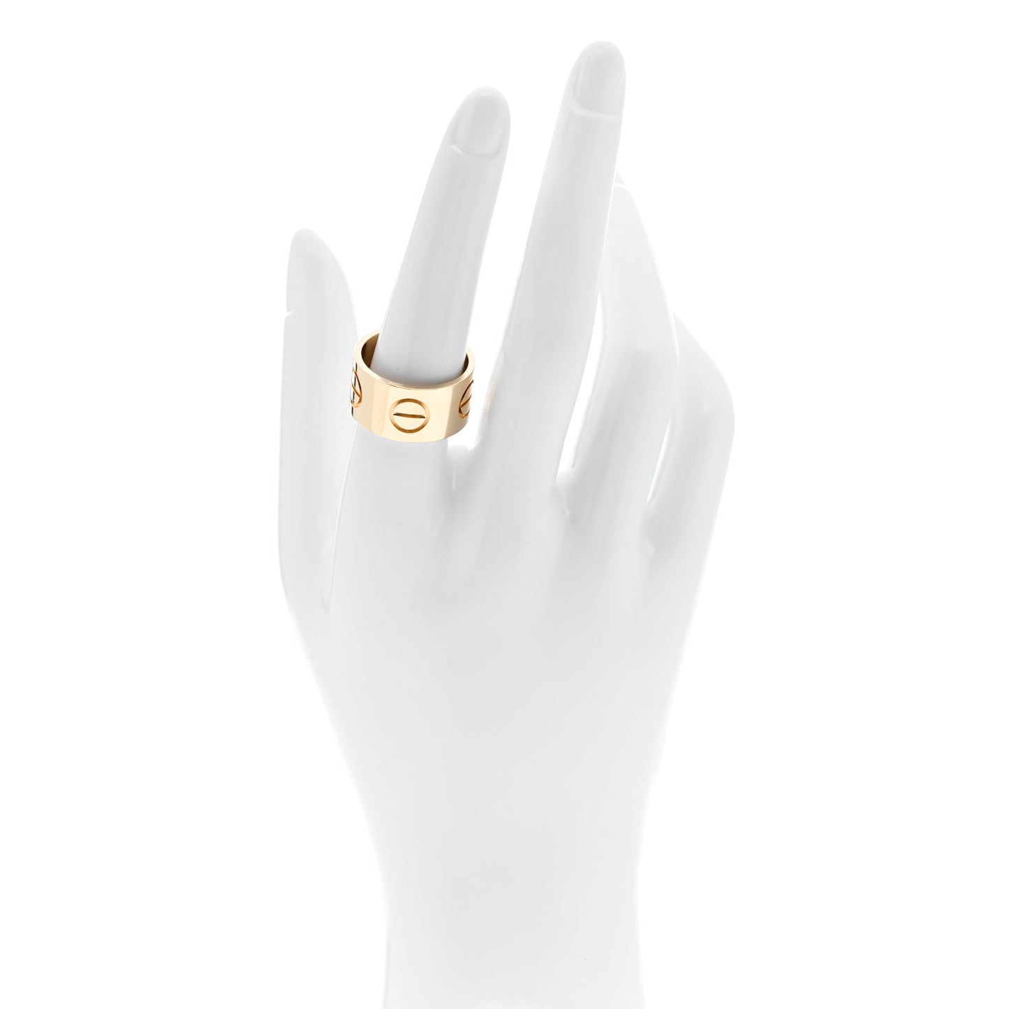 18K Yellow Gold 11mm LOVE Ring 57 8