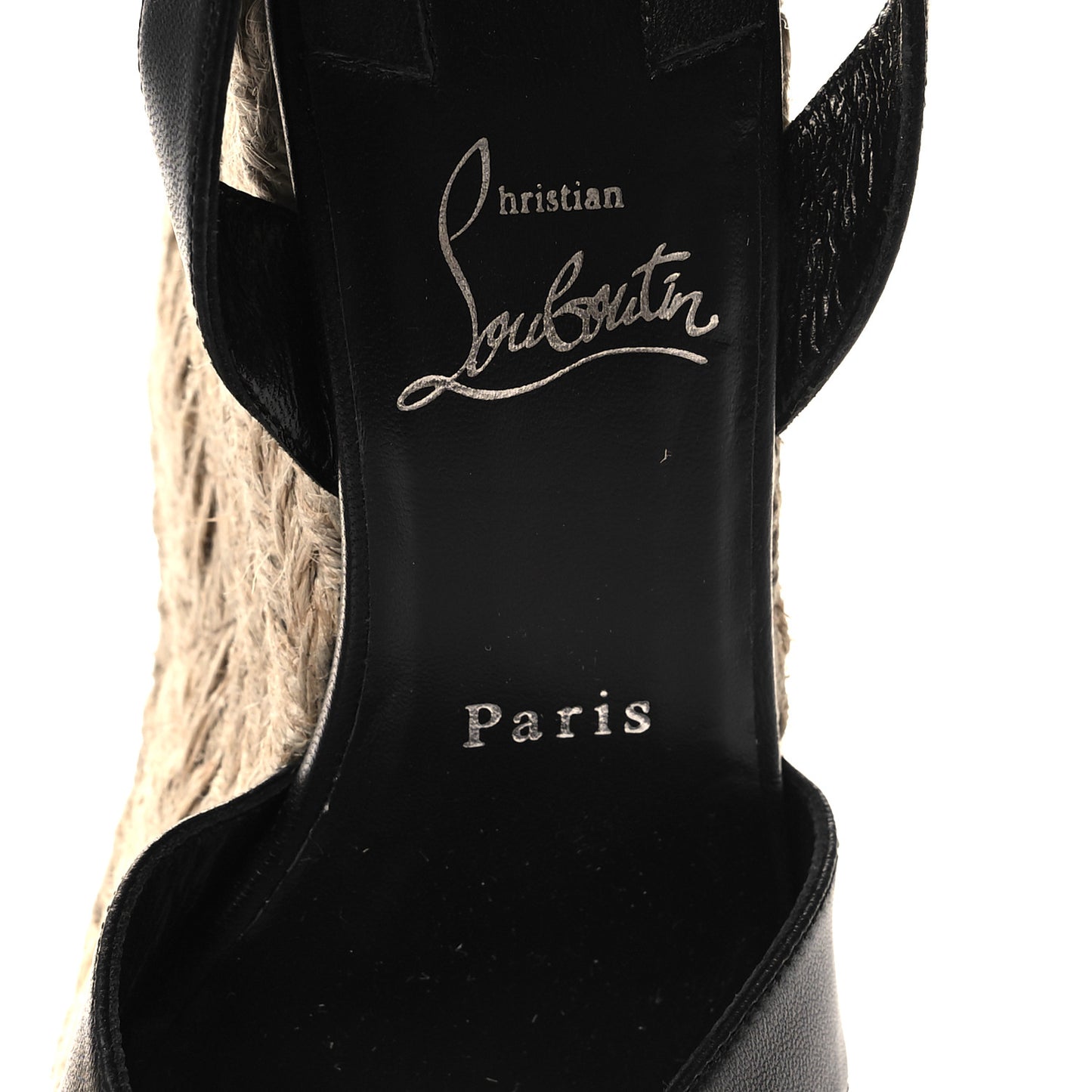 Goatskin Mariza Zeppa 130 Espadrille Sandals 37 Black Natural