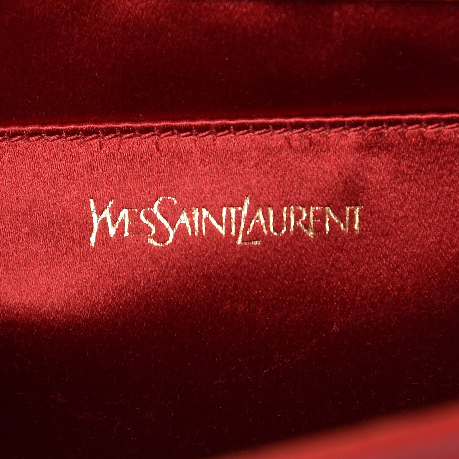Saint Laurent Patent Monogram Large Belle De Jour Clutch Red 5 of 7