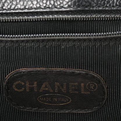 Chanel Caviar CC Backpack Black 5 of 9