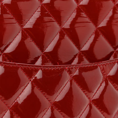 Chanel Patent Quilted Maxi Double Flap Red 16 of 16