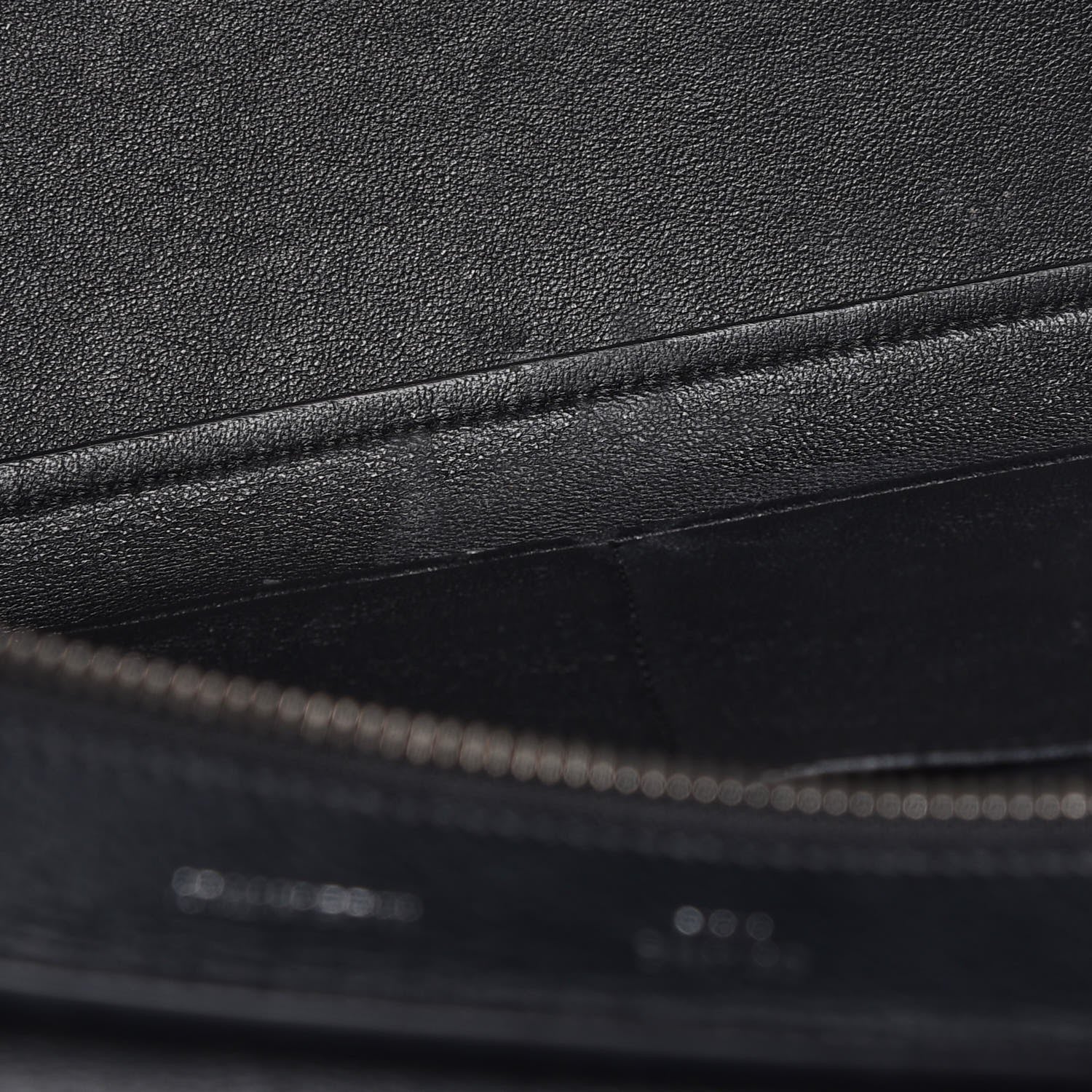 Celine Drummed Calfskin Suede Small Trapeze Black 22 of 31