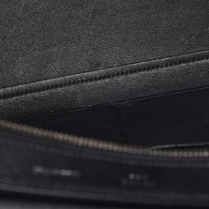 Celine Drummed Calfskin Suede Small Trapeze Black 22 of 31