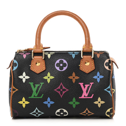 Louis Vuitton Monogram Multicolor Mini Sac HL Speedy Black 1 of 8