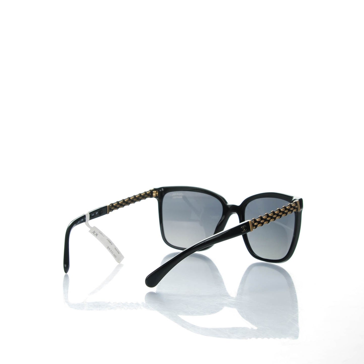 Square Chain Sunglasses 5325 Black