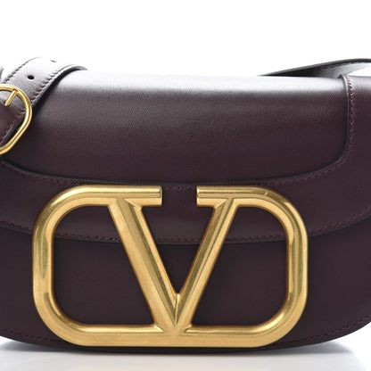 Valentino Garavani Smooth Calfskin Supervee Shoulder Bag Rubin 11 of 11