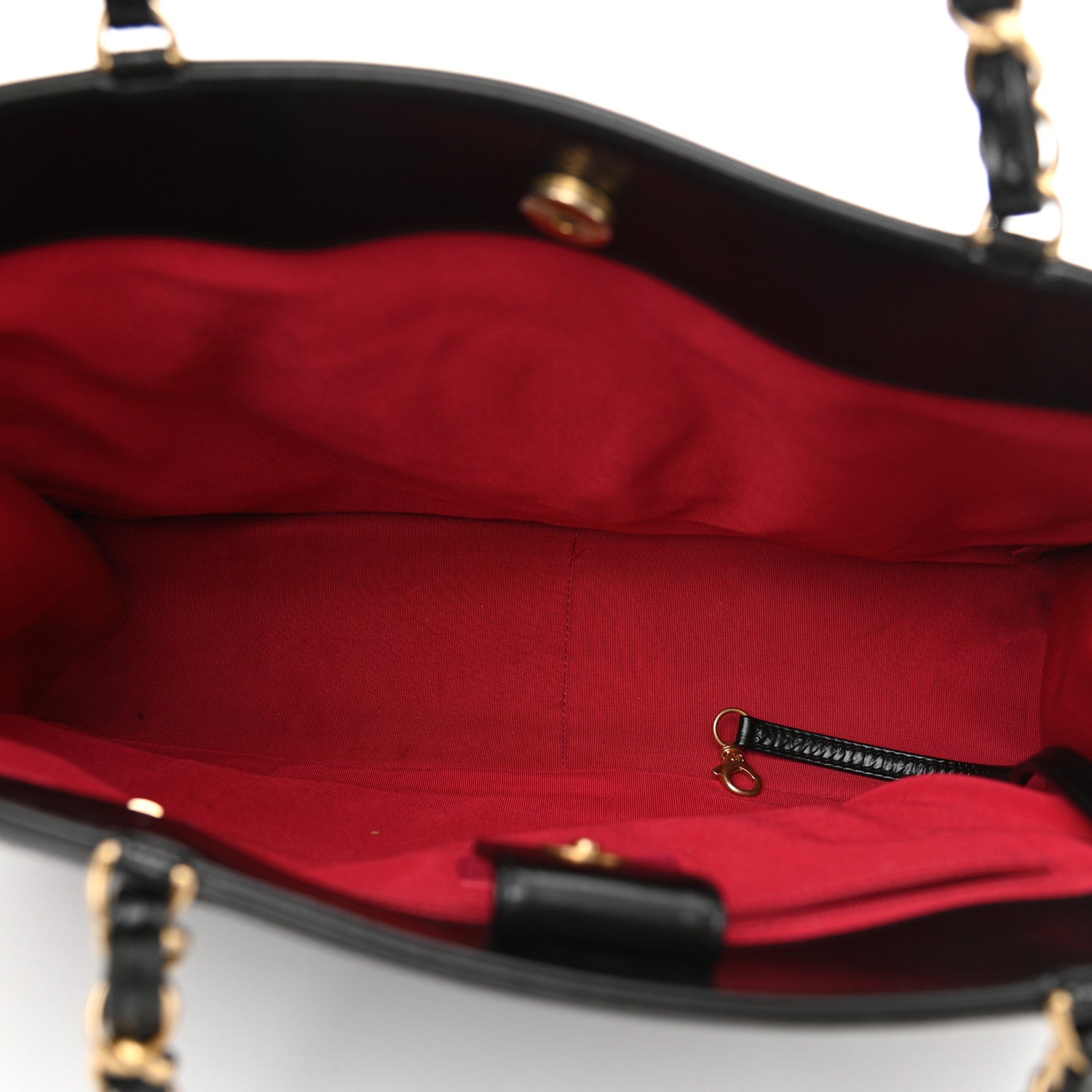Chanel Shiny Aged Calfskin Shopping Bag Black 5 of 10