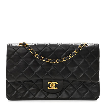 Chanel Lambskin Quilted Medium Double Flap Black 1 of 11