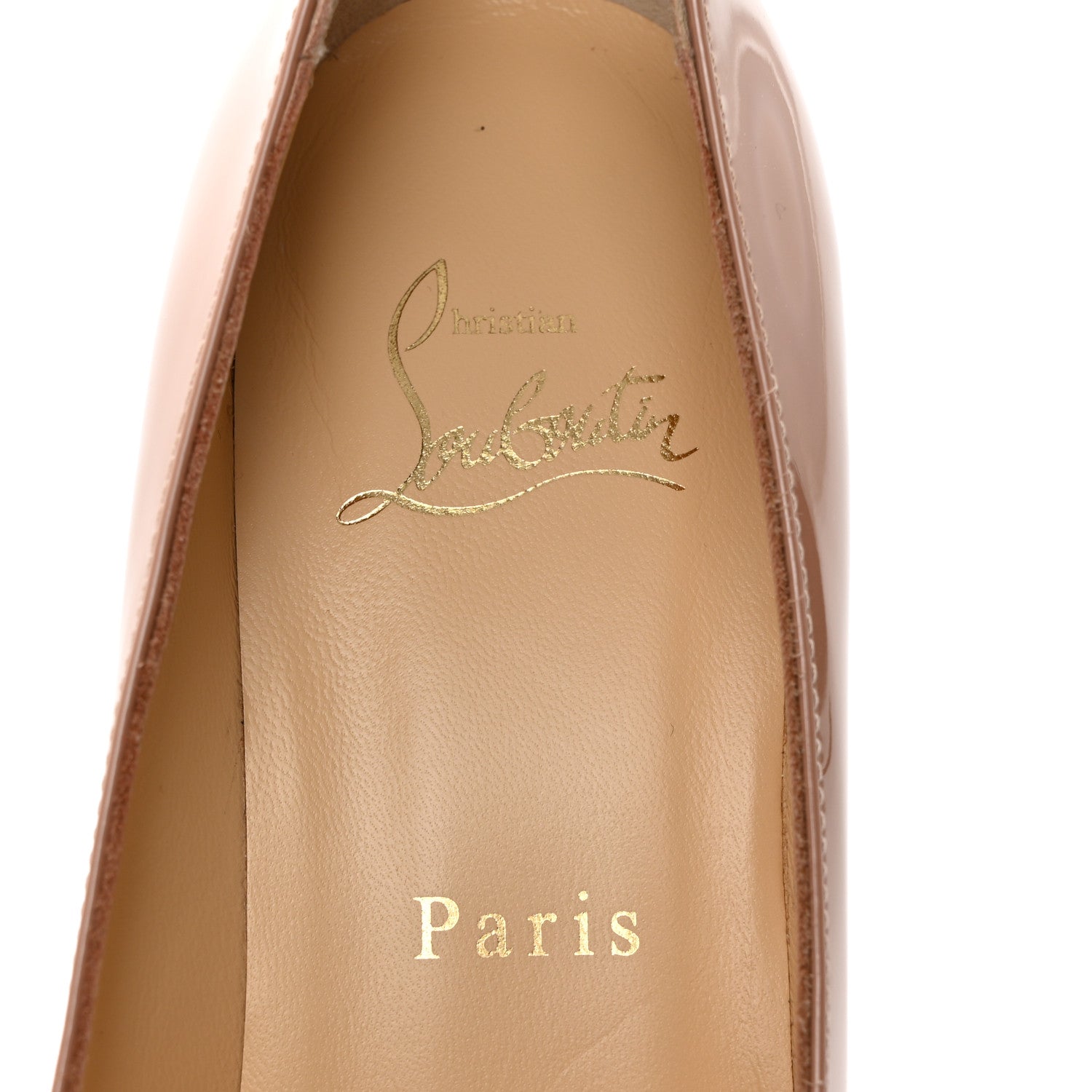 Christian Louboutin Patent Kate 85 Pumps 35.5 Blush 6 of 8