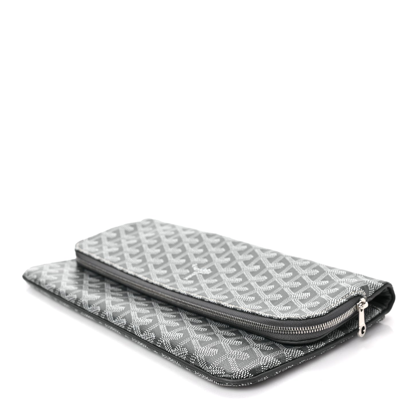 Goyardine Sainte Marie Soft Clutch Grey