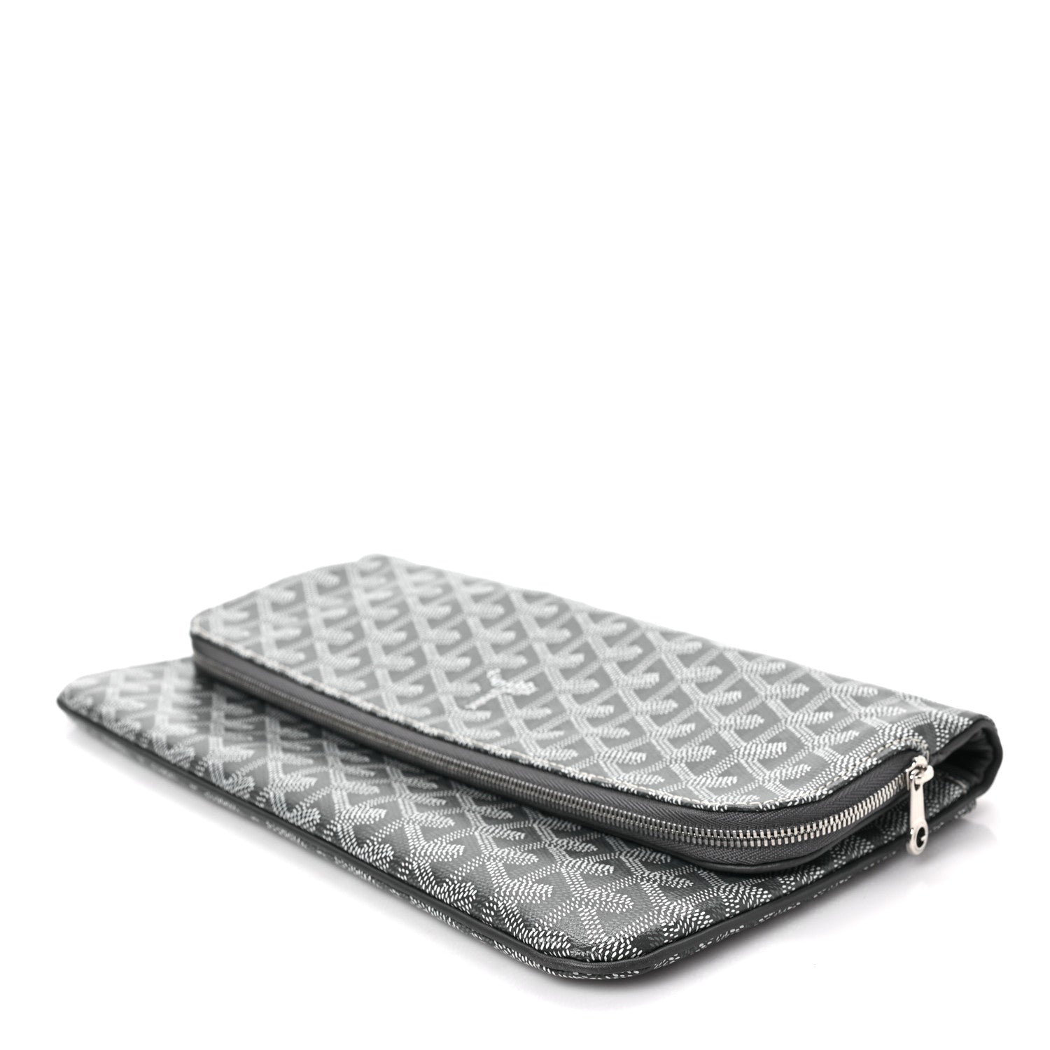 Goyard Goyardine Sainte Marie Soft Clutch Grey 7 of 7
