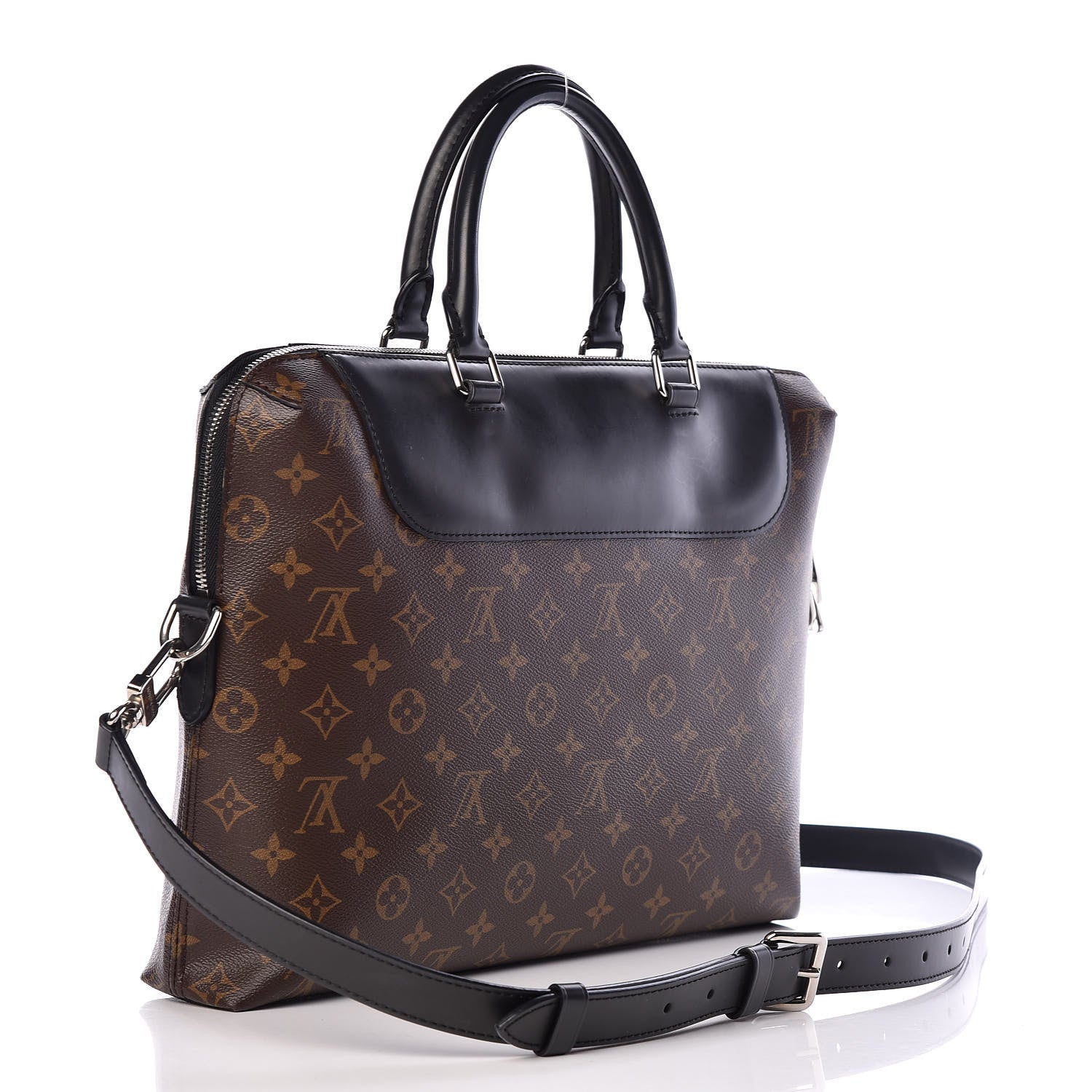 Louis Vuitton Monogram Macassar Porte-Documents Jour 3 of 9