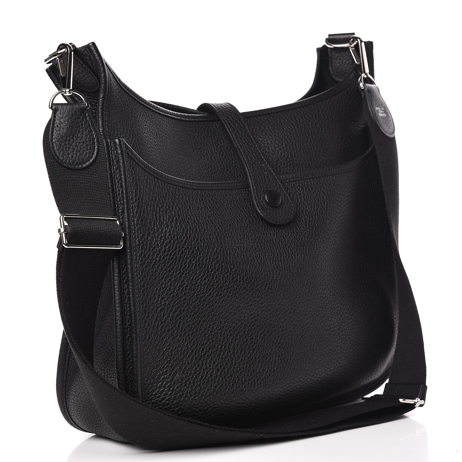 Hermes Taurillon Clemence Evelyne III GM Black 3 of 12