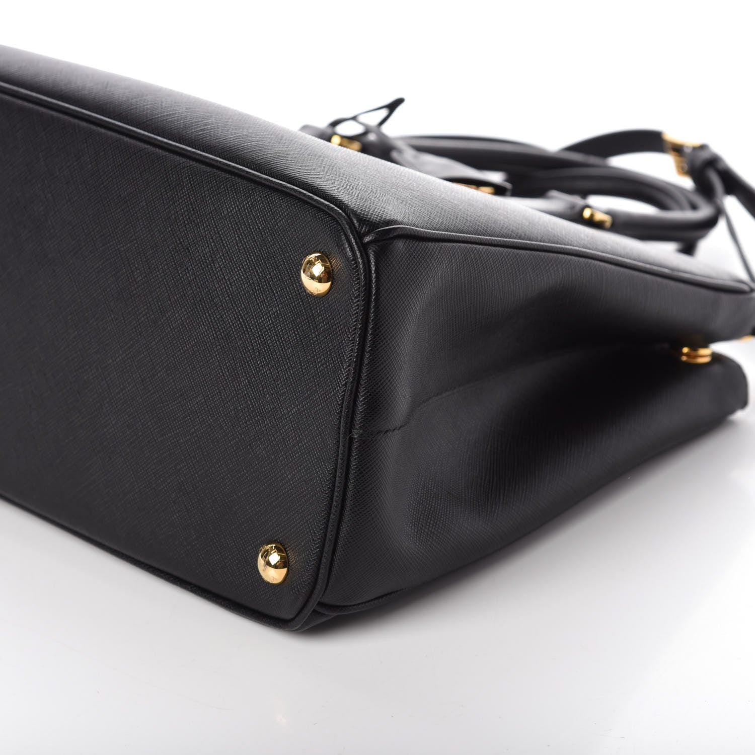 Prada Saffiano Medium Galleria Double Zip Tote Black 8 of 9