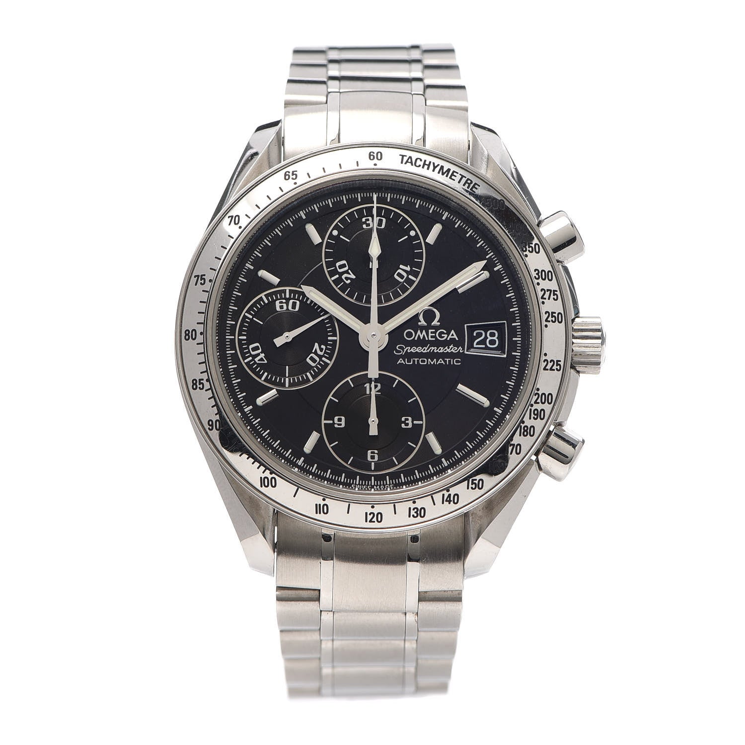 Omega Stainless Steel 38mm Speedmaster Automatic Watch Black 3523.50 1 of 5
