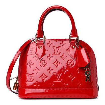 Louis Vuitton Vernis Alma BB Cherry 1 of 13