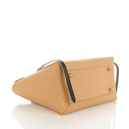 Celine Smooth Calfskin Mini Bi-Color Belt Bag Beige 4 of 7
