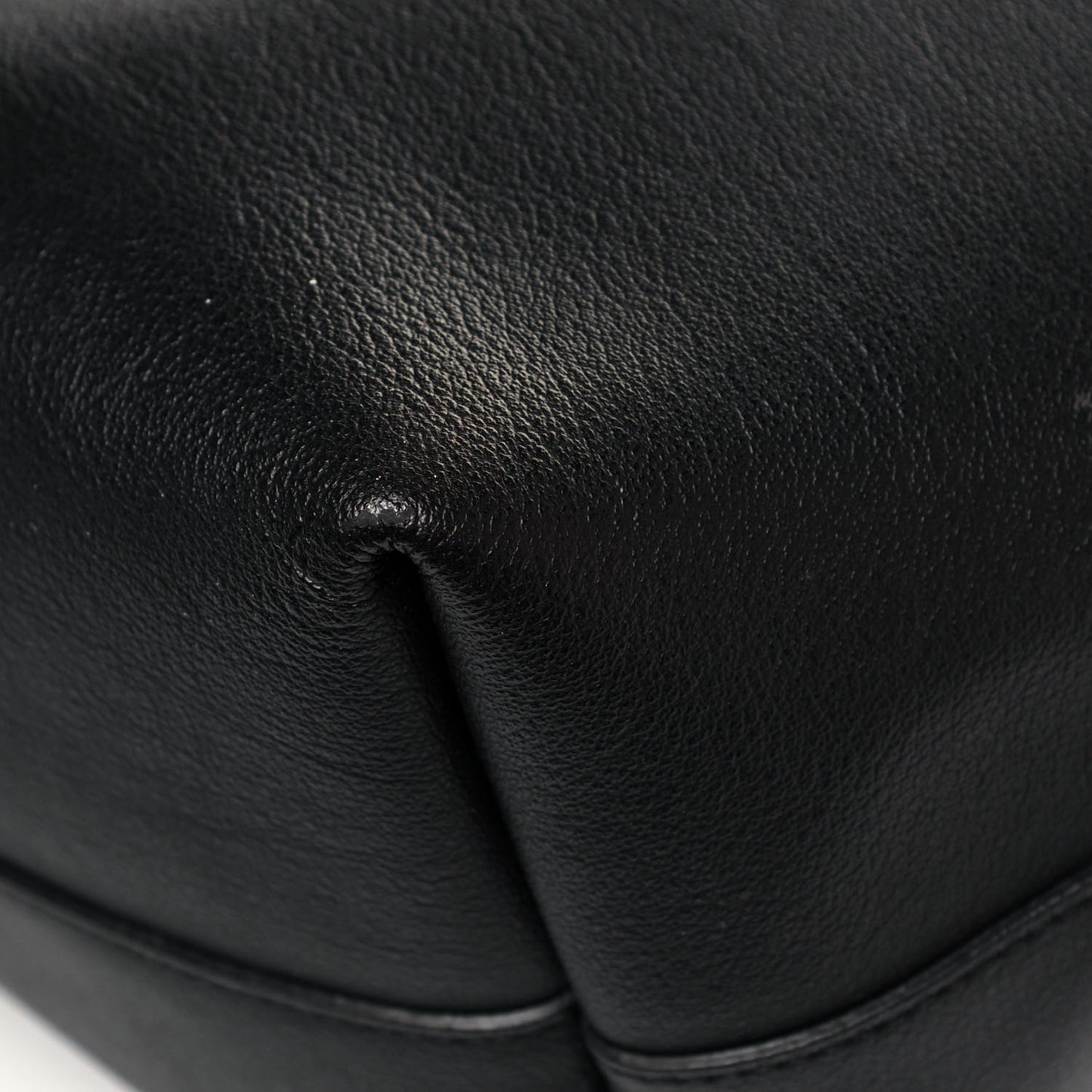 Calfskin Large Shopping Tote Black