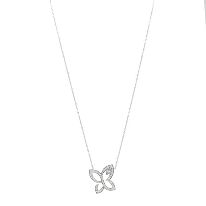 Harry Winston Platinum Diamond Infinite Lily Cluster Pendant Necklace 1 of 5