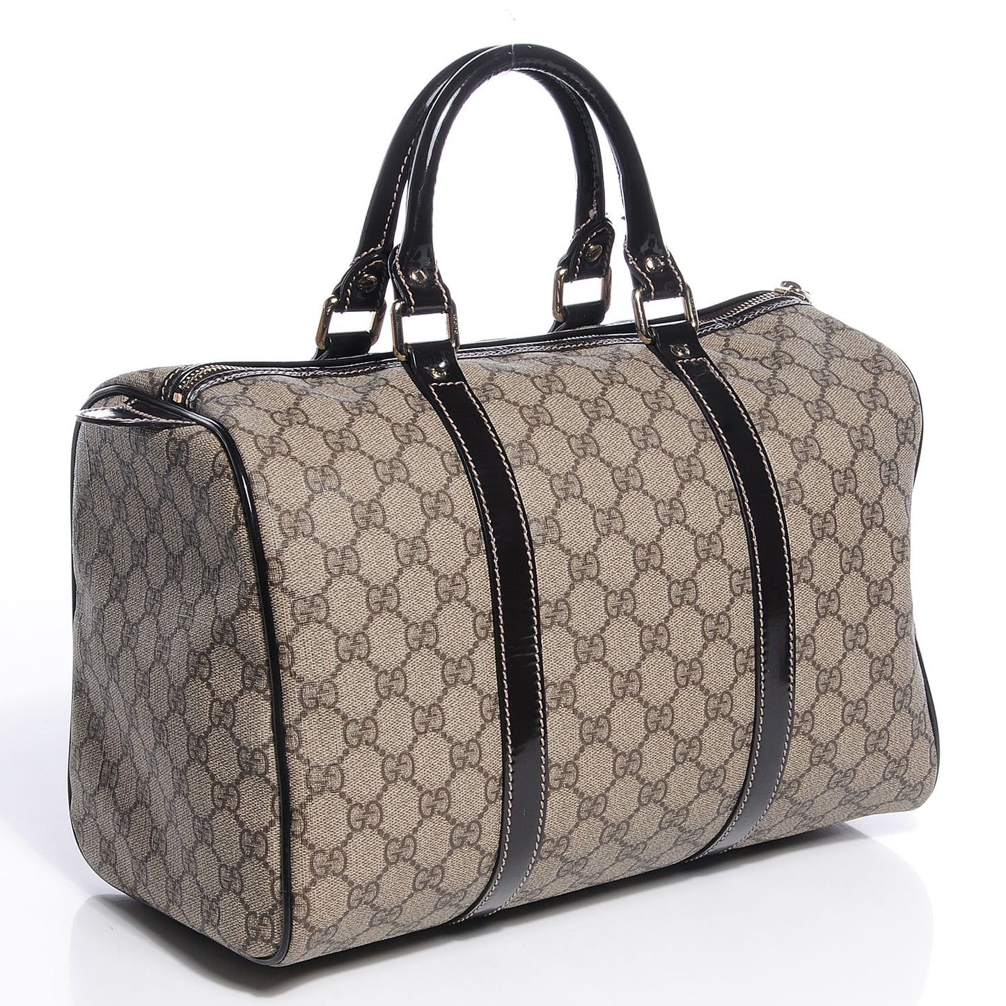 GG Plus Monogram Medium Joy Boston Dark Brown