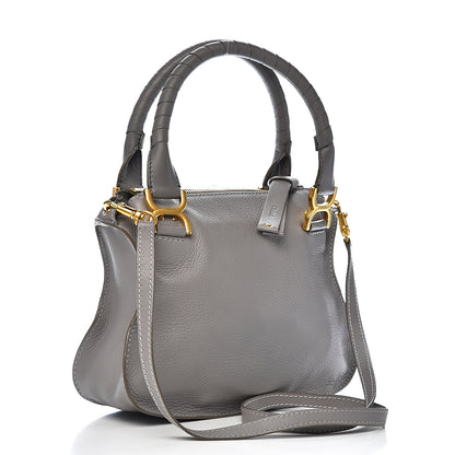 Chloe Calfskin Small Marcie Satchel Cashmere Grey 2 of 8