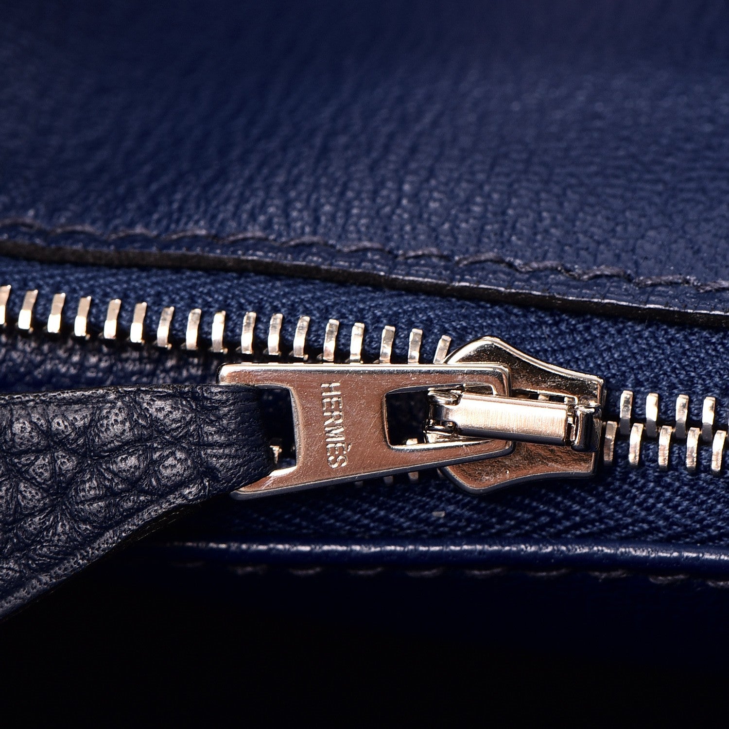 Hermes Taurillon Clemence Birkin 35 Bleu Saphir 19 of 38
