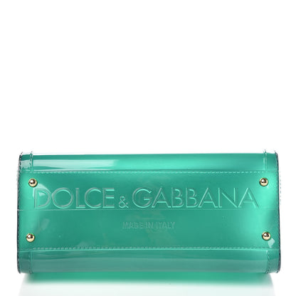 Dolce & Gabbana PVC Medium Miss Sicily Satchel Verde 6 of 7