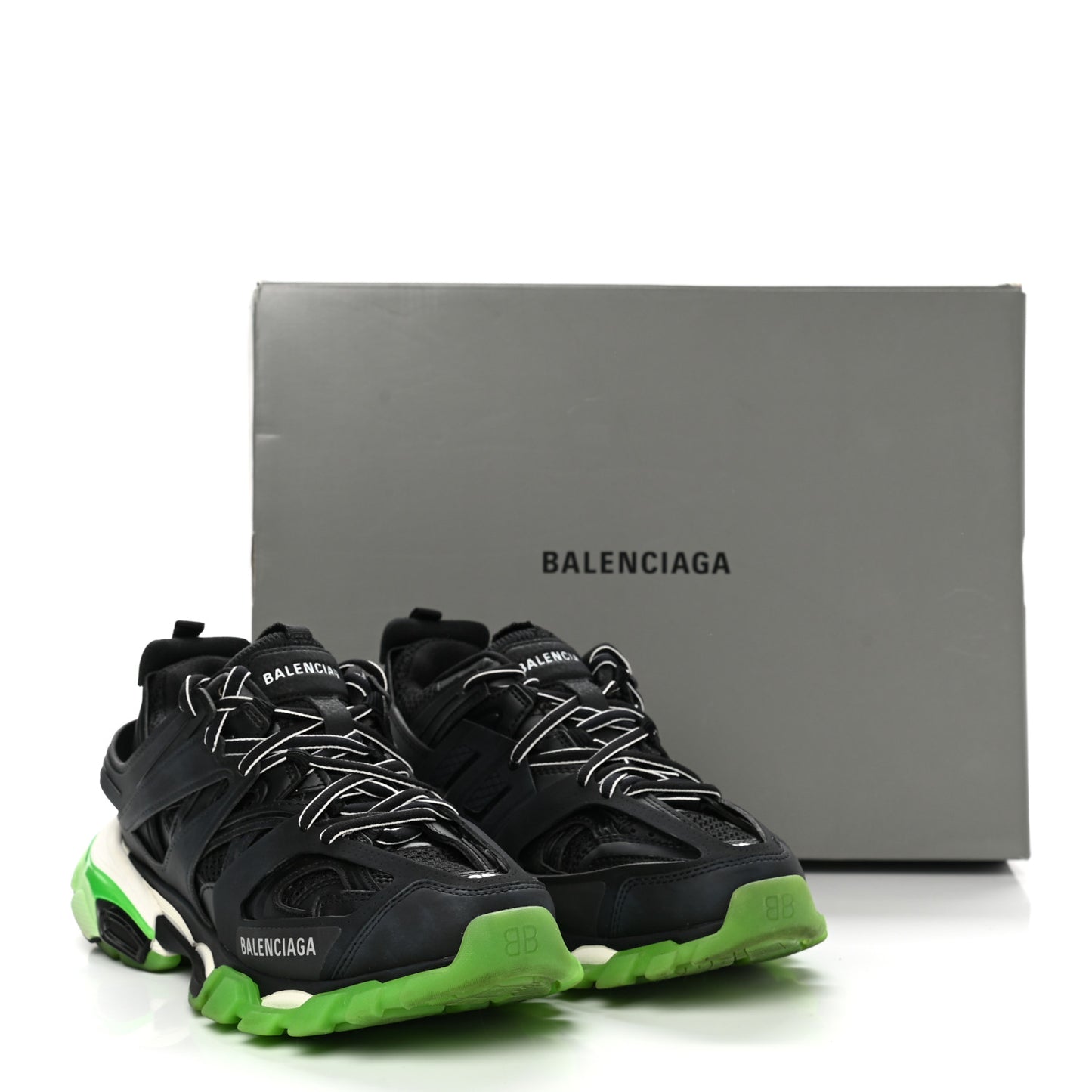 Mesh Nubuck Effect Fabric Glow in the Dark Womens Track Sneakers 38 Black Glow