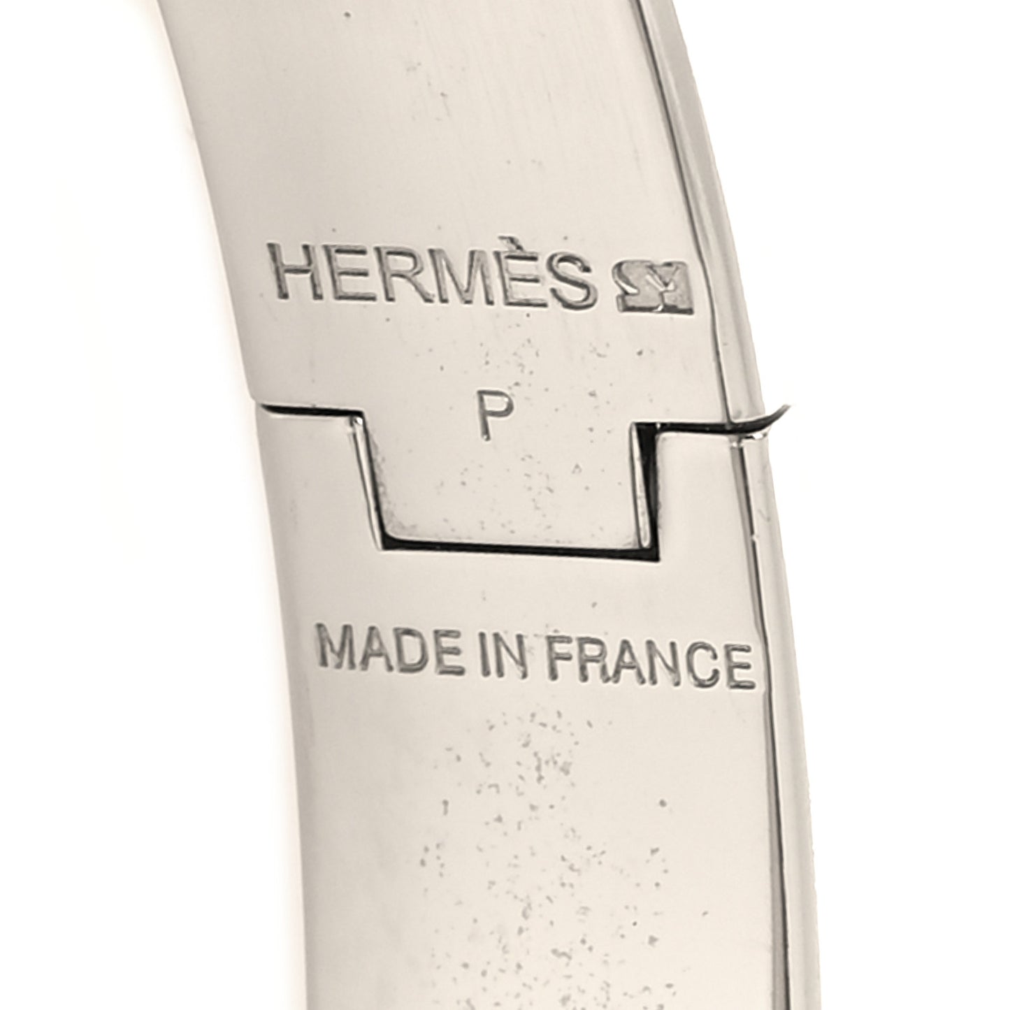 Enamel Narrow Clic Clac H Bracelet PM Black