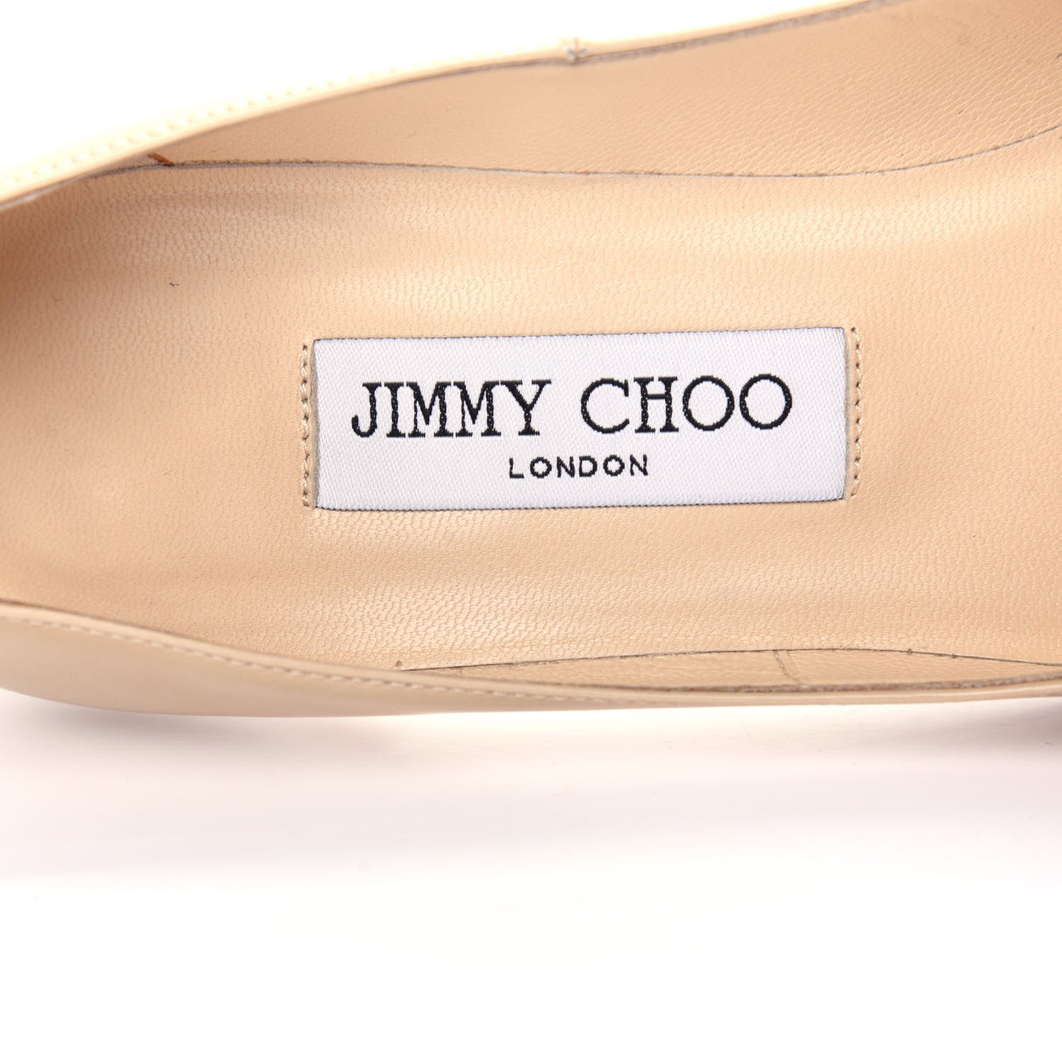 Jimmy Choo Patent Anouk 100 Pumps 37.5 Nude 8 of 9
