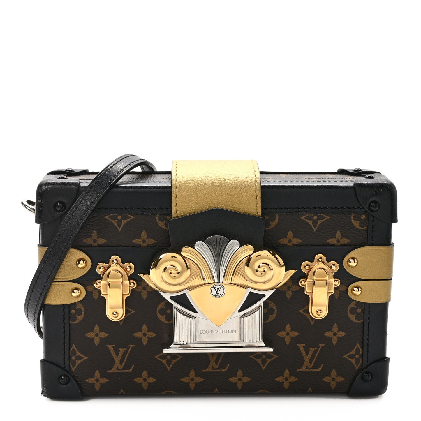 Monogram Column Petite Malle Black