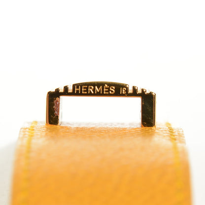 Hermes Courchevel Kelly Cadena Bracelet Jaune 7 of 7