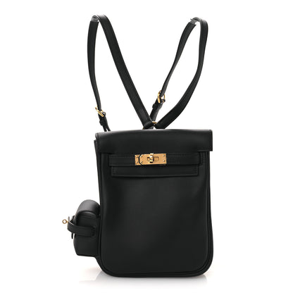 Hermes Swift Kelly Jump Backpack Black 1 of 13