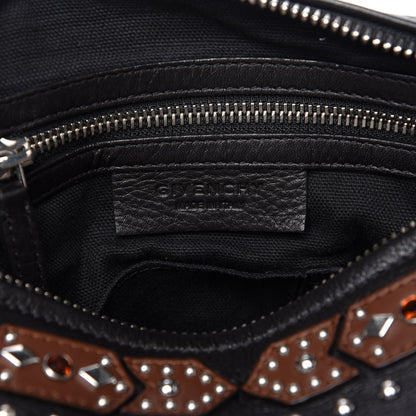 Givenchy Calfskin Small Studded Pandora Black Brown 8 of 10